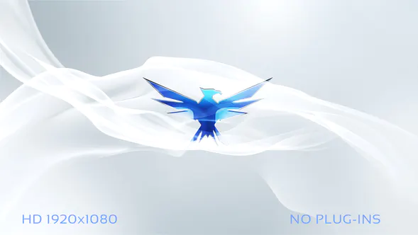 干净的标志显示Clean Logo Reveal-AE模板