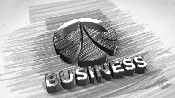 挤出草图标志Extrude Sketch Logo-AE模板