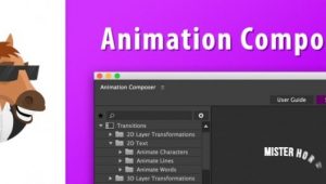 AE插件-MG动画预设音效工具包 Animation Composer 2 Win/Mac -A-P00197