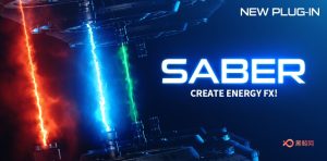 【中文汉化】能量激光描边光效特效插件 Video Copilot Saber 1.0.4