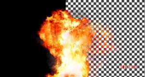 视频素材一键去黑底Alpha透明通道制作 Unmult