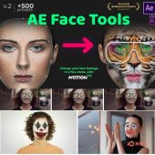 【AE插件】B站抖音爆火的插件AE Face Tools！-A-P00184