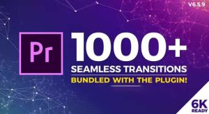 1000个冲击缩放干扰破损摄像机平移扭曲炫光视频无缝转场预设 V6.5.9