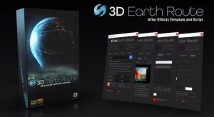 三维地球自定义位置坐标定位导航连线展示动画 3D Earth Route