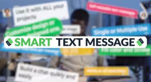 智能弹窗短信消息聊天对话气泡动画生成器 Smart Text Message