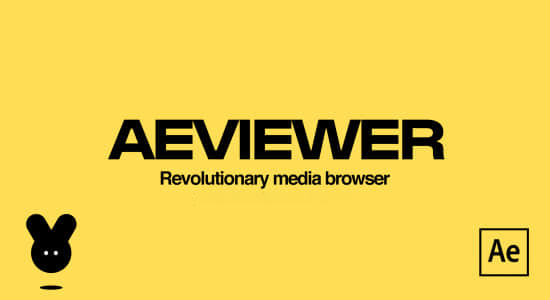 媒体资源项目模板素材预览管理应用工具 AEviewer V2.0 free 免费版