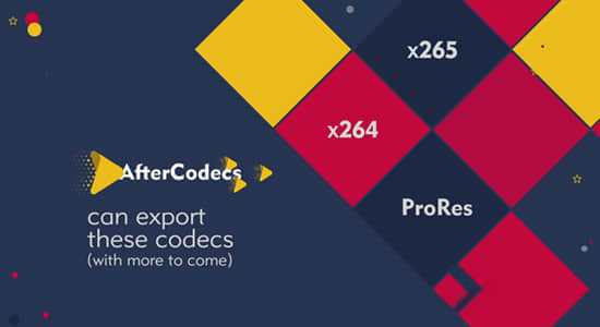 【英文】特殊编码加速输出渲染AE/PR/AME插件 AfterCodecs v1.10.8 Mac/Win_黑鲸pro