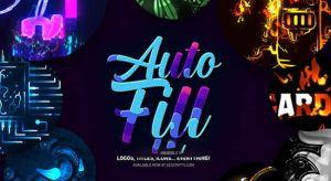 【中文】图层边界自动填充生长动画AE插件 AutoFill v1.1.6 Win/Mac