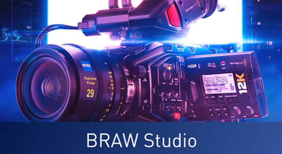 【英文】Blackmagic RAW格式视频素材直接导入编辑 BRAW Studio v2.6.3 Win
