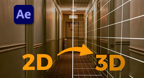 平面照片转三维空间映射动画 Camera Projection Script + 使用教程