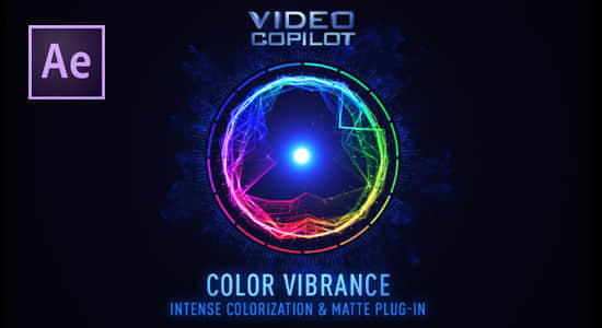 【英文】快速染色着色插件VideoCopilot Color Vibrance 1.0.7 Win/Mac支持2022多帧渲染