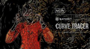 【中文】抽象线条轮廓描边视觉特效 Curve Tracer v1.0.0 Win/Mac