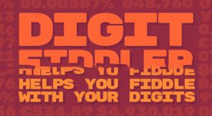 【英文】时间百分比数字滚动动画 Digit Fiddler v1.3.5 Mac