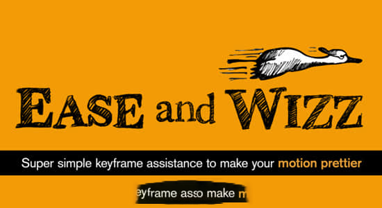 关键帧缓入缓出动画工具 Ease and Wizz v2.6.1