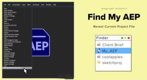 【英文】AE插件-快速查找工程存放位置 Find My AEP V2.4 Win/Mac