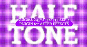 【英文】创意半调圆点填充效果 Halftone V1.1.1 Win/Mac