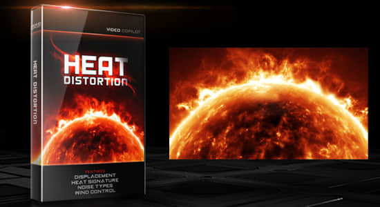 【中文】热浪变形失真紊乱特效 Heat Distortion v1.0.32 Win英文/中文版 支持2022多帧渲染