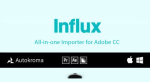 【英文】特殊视频编码MKV/MOV/FLV格式素材直接导入软件工具 Influx v1.1.3 Win