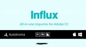 【英文】直接导入MKV/MOV/FLV视频格式素材解码器 Influx v1.0.2