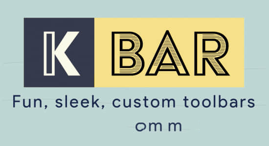 自定义多功能UI工具栏管理工具 KBar2 v2.0.6 + 使用教程