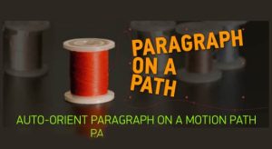 路径排列文字标题MG动画 Paragraph on a Path v1.2.0 + 使用教程