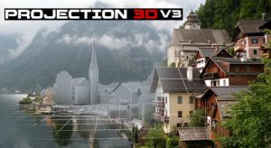 平面图片投射三维空间摄像机视差动画 Projection 3D v3.1 Win/Mac