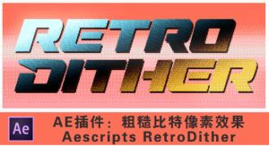 【英文】粗糙复古8bit比特像素效果 RetroDither v1.8 Mac/Win