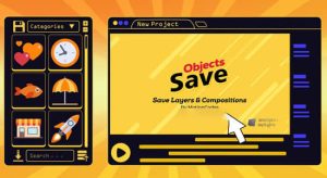 通过实时预览保存合成图层和属性 Save Objects 1.1.2 + 使用教程