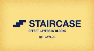 多图层一键快速排列AE脚本 Staircase V1.05