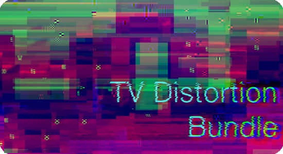 【英文】画面故障干扰RGB色彩分离损坏特效 TV Distortion Bundle V2.6.0 Mac苹果版