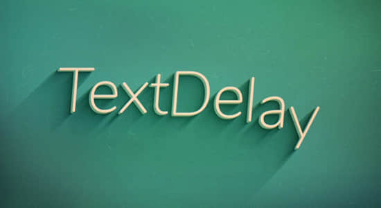 【中文】文字延迟动画快速制作器 TextDelay 1.7.1 Win/Mac