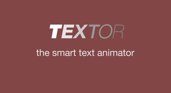 文字缓入缓出弹性动画制作 Textor v1.1.6 + 使用教程