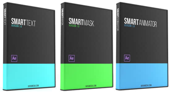 文字图层属性遮罩动画工具Smart Text/Smart Animator/Smart Mask