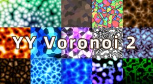 【中文】抽象纹理背景生成器 YY Voronoi v2.1