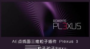 【中文】点线面三维粒子特效 Plexus v3.2.5