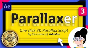AE脚本-一键快速生成摄像机空间视差MG场景动画 Parallaxer v3.0+使用教程
