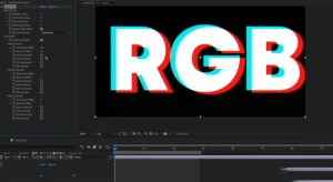 中文汉化AE插件-RGB色彩通道分离故障复古视觉特效 RGB Split v1.0.0