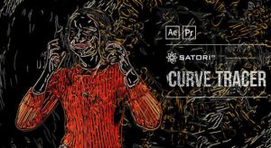 【英文】Mac苹果版-抽象线条轮廓描边视觉特效AE/PR插件 Curve Tracer v1.1.0