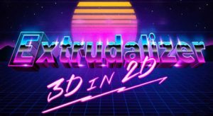 图层三维立体深度拉伸挤出效果AE脚本 Extrudalizer v1.0.1+使用教程