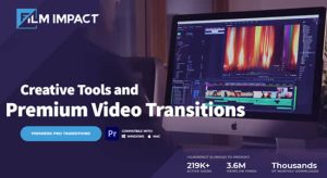 【英文】75个PR特效转场插件合集包 FilmImpact Premium Video Effects V5.1.1 CE Win