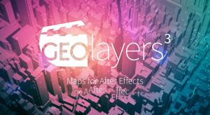 世界地图任意位置路径展示动画AE脚本 GEOlayers 3 v1.6.3