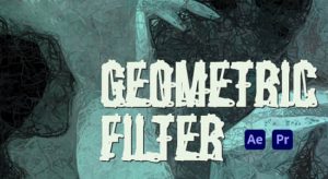 中文汉化-抽象几何形状视觉化效果AE/PR插件 Geometric Filte v1.2 Win