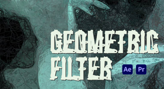 Geometric Filtering 中文汉化-抽象几何形状视觉化效果AE/PR插件 Geometric Filte v1.2 Win_黑鲸pro