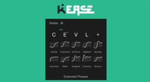 关键帧缓入缓出曲线调节控制操作AE脚本 Kease v1.2.8 Win/Mac+使用教程