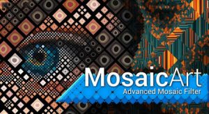 【中文】高级马赛克动态平铺视觉特效AE插件 MosaicArt v1.1.1a Win