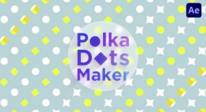 AE脚本-圆点图形矩阵排列效果MG动画 Polka Dots Maker v1.2+使用教程