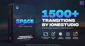 PR脚本-1500个摄像机缩放模糊冲击故障切割水墨笔刷图形无缝视频转场预设 Transitions