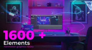 AE脚本-1600组现代动态图形文字标题LOGO自媒体视频包装展示动画预设