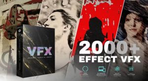 AE脚本-2000个创意个性化手绘素描水彩画贴纸艺术特效调色预设 VFX Effects Pack V2