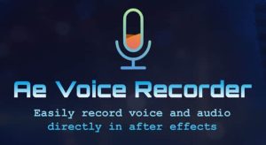 AE脚本-便携音频录制文本翻译工具 Ae Voice Recorder v1.2 Win+使用教程